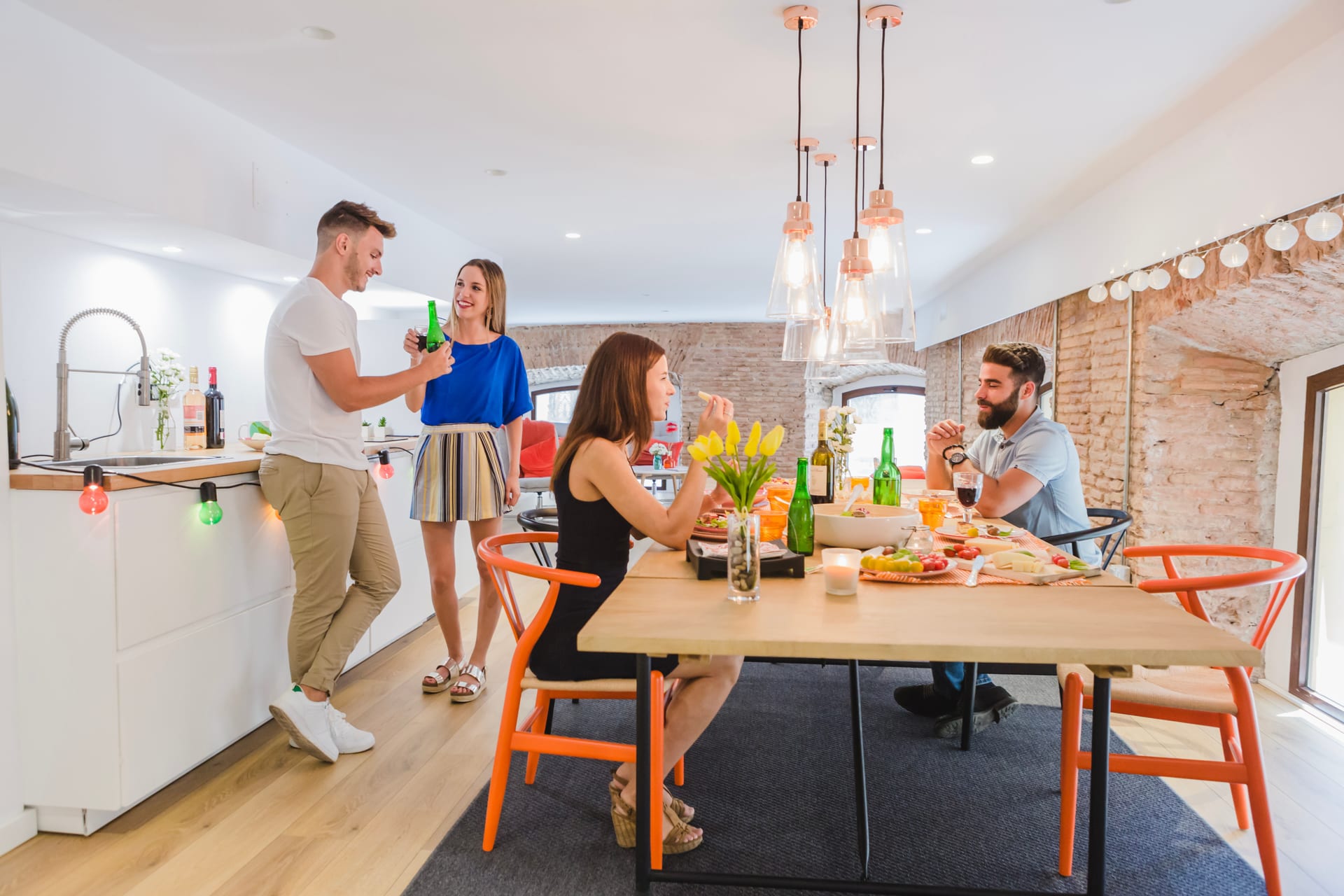 Terraza y zonas comunes del coliving residencial Coliving Life en Zaratán, Valladolid